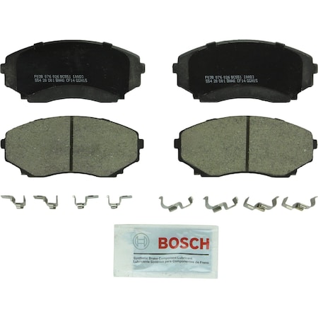 Bosch Quietcast Disc Disc Brake Pads, Bc551 BC551